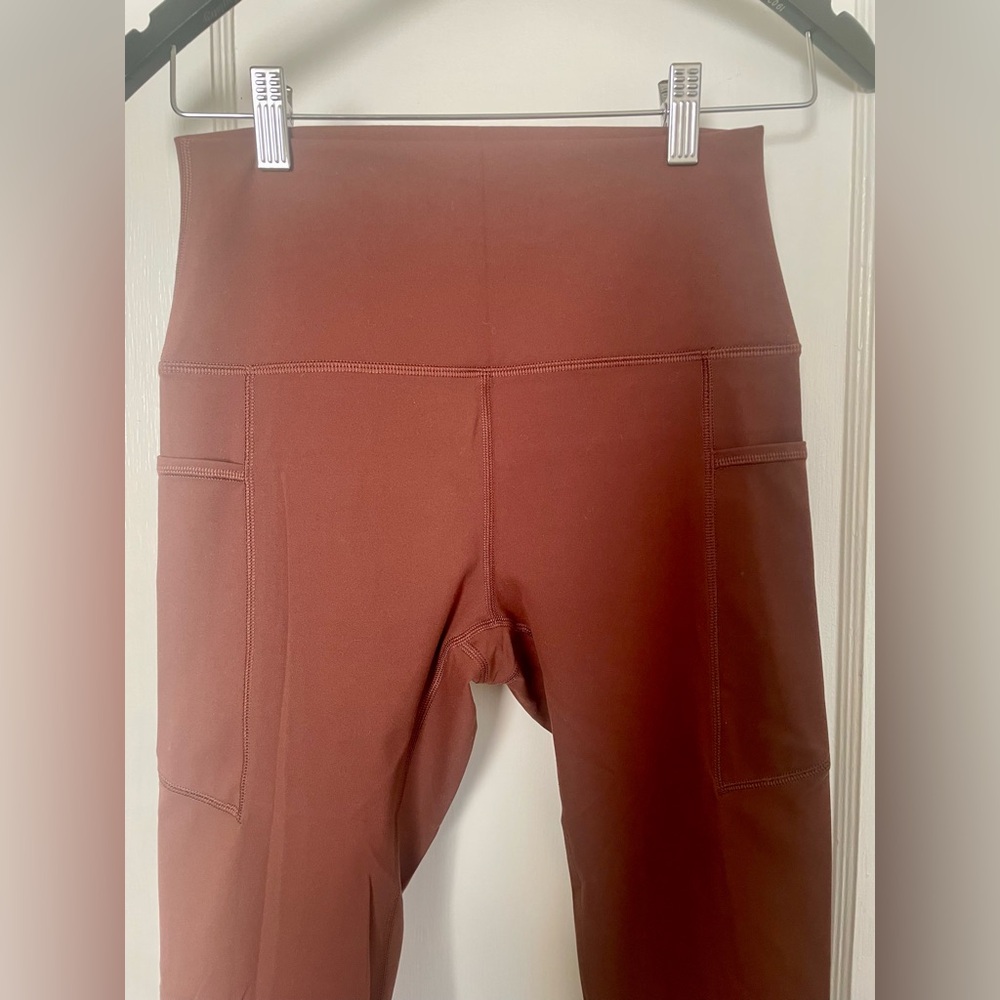 HeyNuts Essential High Waisted Yoga Capris Leggings Tummy Control Womens M 8/10 - Picture 5 of 7